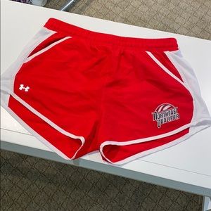 red under armour shorts!